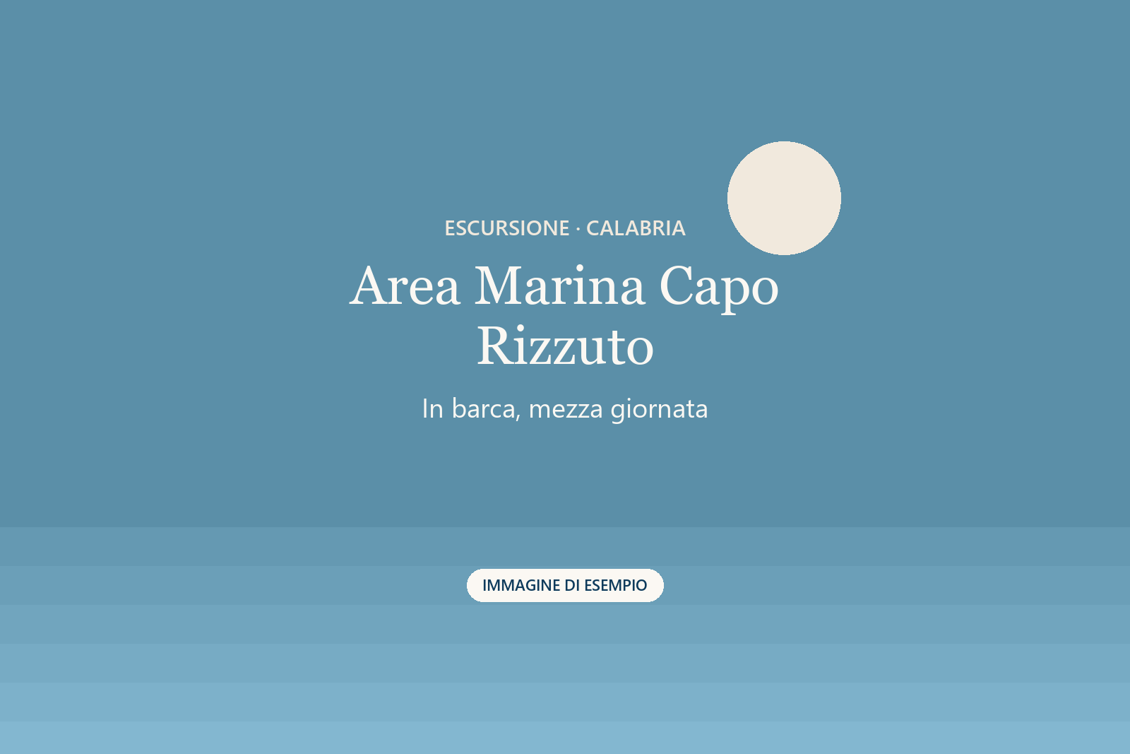 Esempio – Area Marina Capo Rizzuto